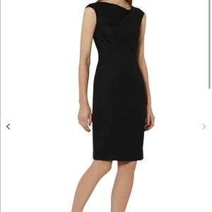 Black Reiss Dartmouth tailored dress